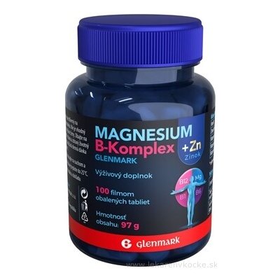 Glenmark Magnesium B-Komplex + Zinek 60 tablet – Hledejceny.cz