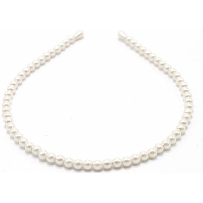 Perličková čelenka Barva: světle růžová – Zboží Dáma