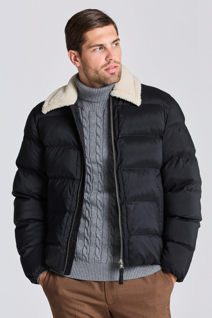 Gant D1. Flight Puffer Jacket černá