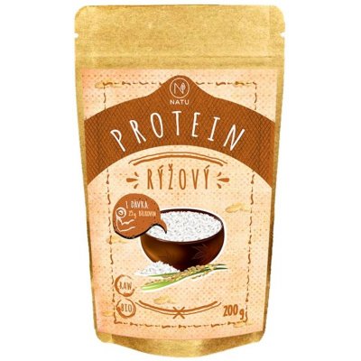 NATU Rýžový protein Bio 200 g – Sleviste.cz