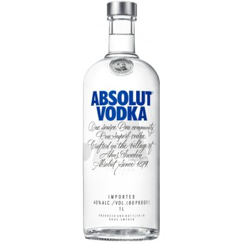 Absolut Vodka 40% 1 l (holá láhev)