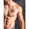 SM, BDSM, fetiš Mister B Temporary Tattoo SLAVE dočasné tetování