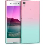 Pouzdro Kwmobile průhledné dvoubarevné Sony Xperia XA1 růžové – Zbozi.Blesk.cz