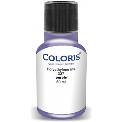 Coloris Razítková barva 337 na polyetylenové sáčky fialová transparentní 50 g rychleschnoucí