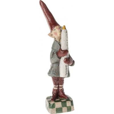Maileg Vánoční skřítek Petit Noël No. 23, šedá barva, pryskyřice – Hledejceny.cz