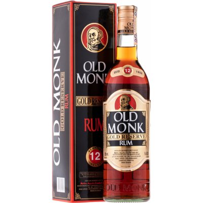 Old Monk Gold Reserve 12 letý rum 42,8% 0,7l (karton)