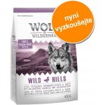 Wolf of Wilderness zkušební NOVINKA JUNIOR Wild Hills kachní 400 g – Sleviste.cz