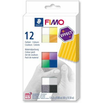 FIMO Efekt sada 12 barev 25 g