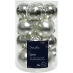 Decoris Ozdoby 3,5 cm 16 ks stříbrné 16 ks – Hledejceny.cz