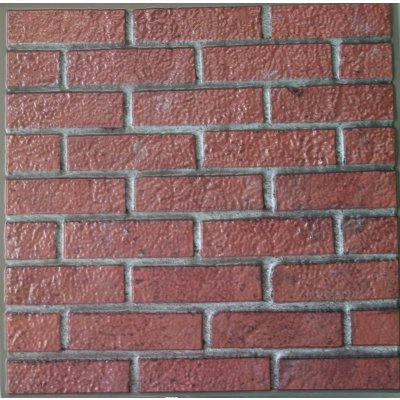 WALL STICKER Samolepka na zeď 3D Imitace - dlažba cihlová 30x30 cm – Zboží Dáma