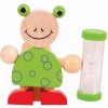 Stojany na kartáčky Bigjigs Toys Stojánek na kartáček s přesýpacíma hodinama beruška