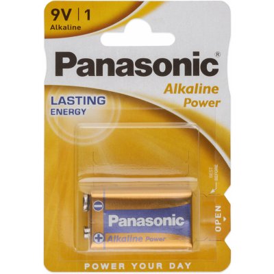 Panasonic Alkaline Power 9V 1ks 6LF22APB/1BP – Zboží Mobilmania