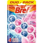 Bref Power Activ Pink flowers WC závěs 2 x 50 g – Zboží Mobilmania