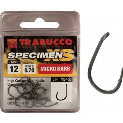 Trabucco Háčky XS Specimen 15 ks vel.6 – Zbozi.Blesk.cz