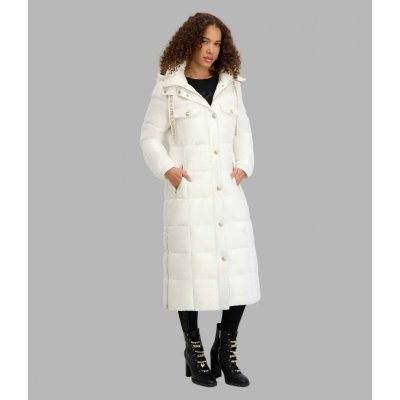 Karl Lagerfeld Maxi Puffer bílá – Zboží Dáma