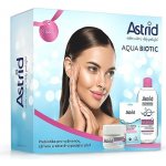 Astrid Aqua Biotic denní a noční krém 50 ml + micelární voda 400 ml + textilní maska 20 ml dárková sada – Sleviste.cz