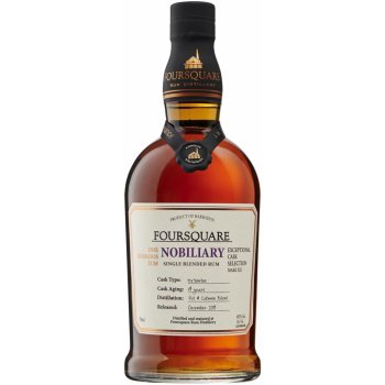 Foursquare rum 62% 0,7 l (holá láhev)