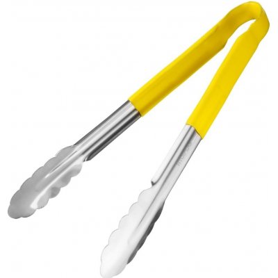 Vogue servírovací kleště barevně rozlišené žluté 290mm – Zboží Dáma