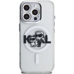 Karl Lagerfeld Ochranný kryt na iPhone 16 Pro - Karl Lagerfeld, IML Glitter Sketch MagSafe Transparent KLHMP16LHGKCGKBT – Zboží Mobilmania