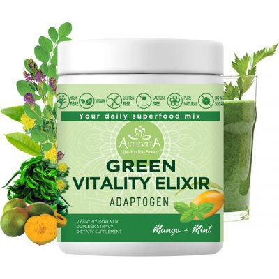 Altevita Green Vitality Elixír mango a máta 300 g – Hledejceny.cz