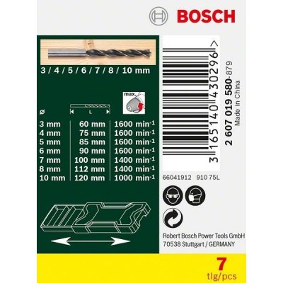 Sada mini vrtáků Bosch do dřeva X-LINE 7ks – Zbozi.Blesk.cz