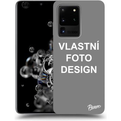 Pouzdro Picasee silikonové Samsung Galaxy S20 Ultra 5G G988F - Vlastní design/motiv černé – Zboží Mobilmania