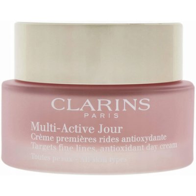 Clarins Multi-Active (Antioxidant Day Cream) denní krém proti jemným vráskám pro všechny typy pleti 50 ml