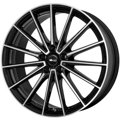 Brock B43 8x20 5x114,3 ET40 black polished – Hledejceny.cz