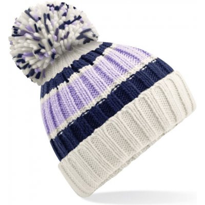 Beechfield Hygge Striped beanie bílá-modrá – Hledejceny.cz