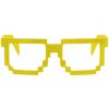 Párty brýle GoDan Párty brýle Pixely žluté plastové