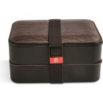 Iris Barcelona Obědový box s příborem Bento 1,2 l dřevo – Zboží Dáma