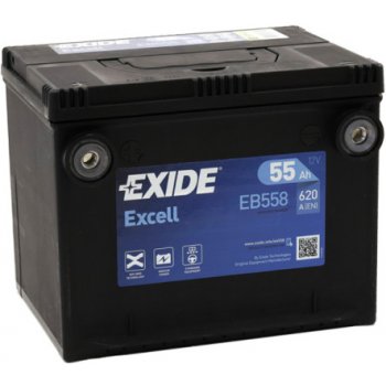 Exide Excell 12V 55Ah 620A EB558