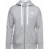 Dámská mikina Under Armour Rival Fleece Full Zip šedá