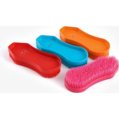 Premier Equine Plastový kartáč Červená – Zboží Dáma