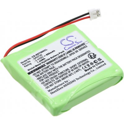 Cameron Sino CS-SDT500CL 2.4V Ni-MH 600mAh zelená - neoriginální – Hledejceny.cz