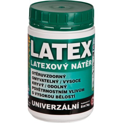 Teluria Latexový nátěr univerzální 0,8 kg bílý – Sleviste.cz