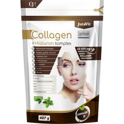 JutaVit Collagen + Hialuron Complex 407 g čokoláda – Hledejceny.cz