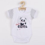 Kojenecké body s krátkým rukávem New Baby Panda – Zboží Mobilmania