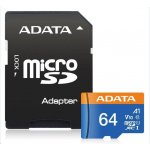 ADATA Pro microSDXC 64 GB UHS-I AUSDX64GUICL10-RA1 – Zbozi.Blesk.cz