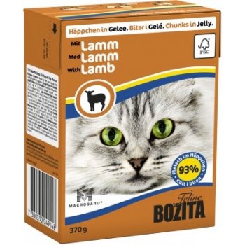 Bozita Cat kousky jelly s s jehněčím masem 370 g