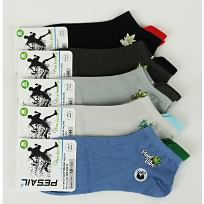 Pesail pánské bavlněné kotníkové ponožky MJ48 – Zboží Mobilmania