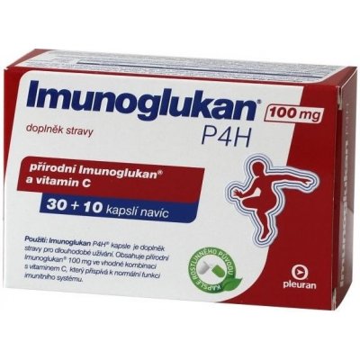 Pleuran Imunoglukan 100 mg P4H 40 kapslí – Zbozi.Blesk.cz