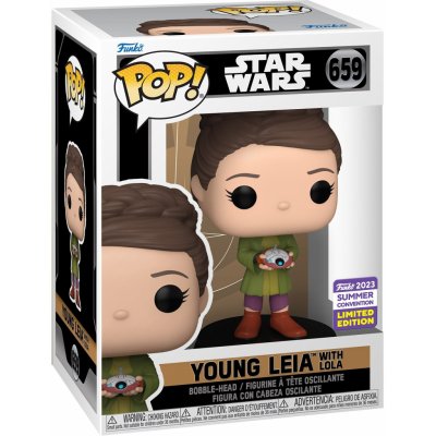 Funko Pop! Movie: Star Wars - Young Leia with Lola San Diego Comic Con Shared Exclusives – Zboží Mobilmania