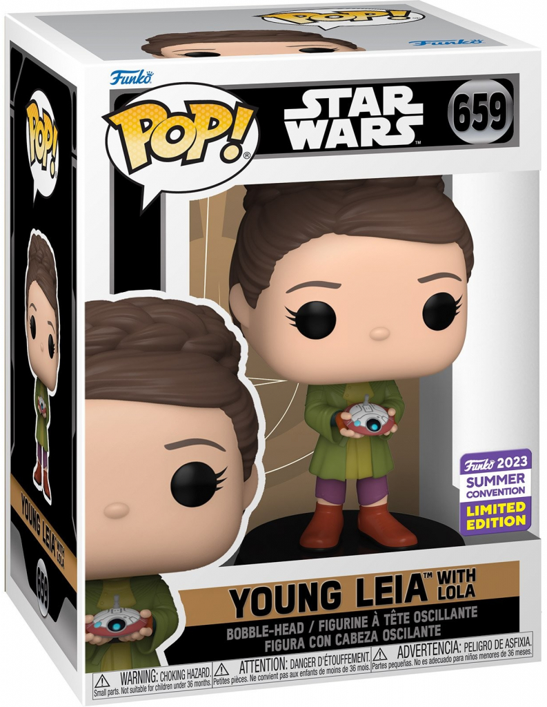 Funko Pop! Movie: Star Wars - Young Leia with Lola San Diego Comic Con Shared Exclusives