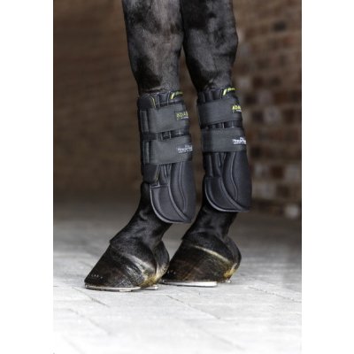 Horseware Kamaše přední Adagio černá /yellow – Zboží Dáma