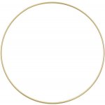 Kovový kruh na lapač snů 50 cm, zlatý – Zboží Dáma