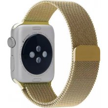 Crested Milánský tah s magnetickým zapínáním pro Apple Watch 38, 40 a 41 mm zlatý YACZ-Y389