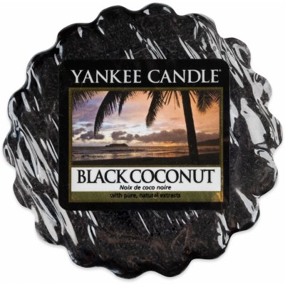 Yankee Candle Vonný vosk do aroma lampy Black coconut 22 g