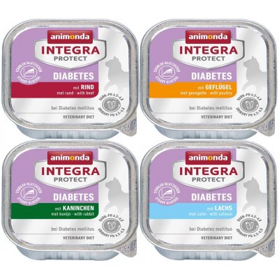 Integra Protect Adult diabetes kombinované balení 24 x 100 g – Zbozi.Blesk.cz