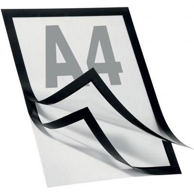 A-Z Reklama CZ Samolepící Magnetický rámeček na stěnu a hladké povrchy A4 - Černý – Zboží Dáma